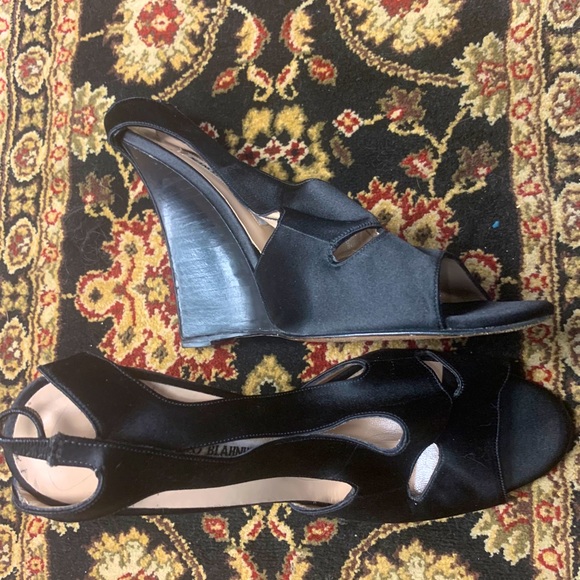 Manolo Blahnik Shoes - Manolo Blahnik Wedge Heels Size 41 Good